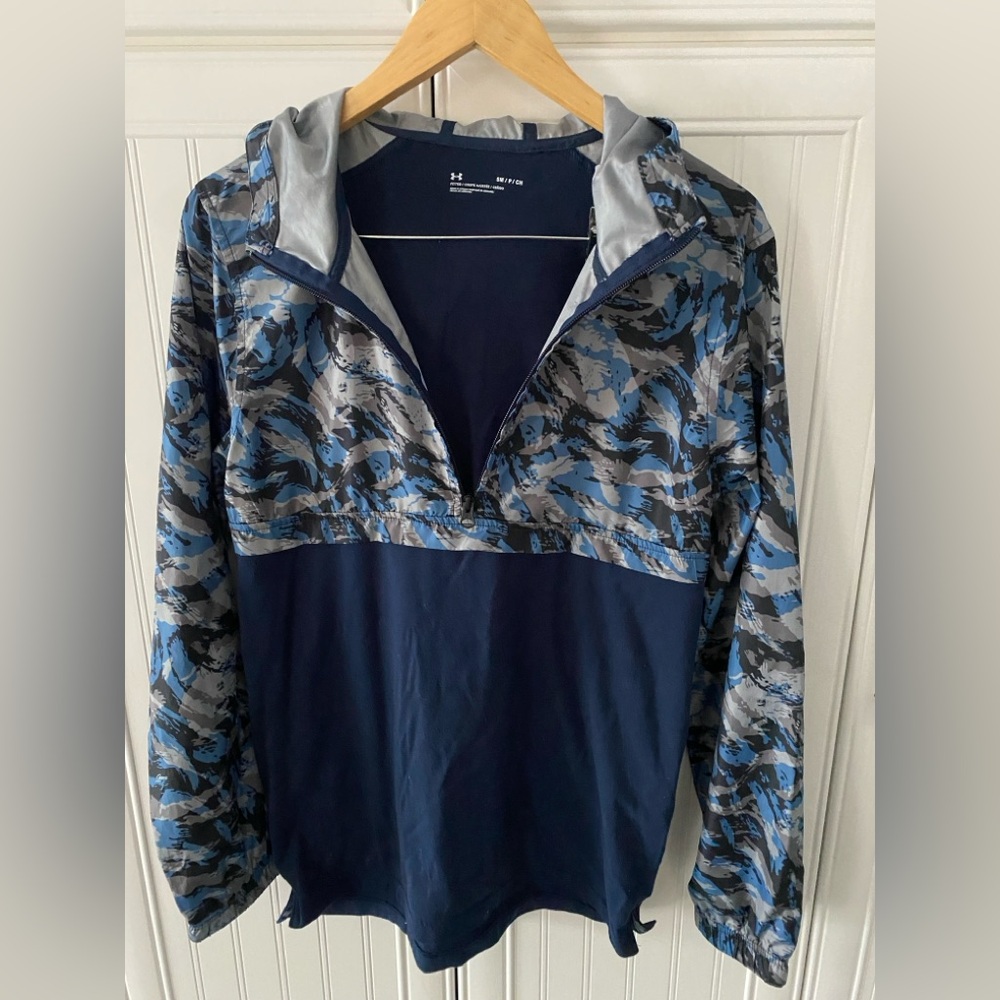 Under Armour Men's Blue Camo Jacket